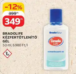 Auchan Bradolife kézfertőtlenítő gél ajánlat