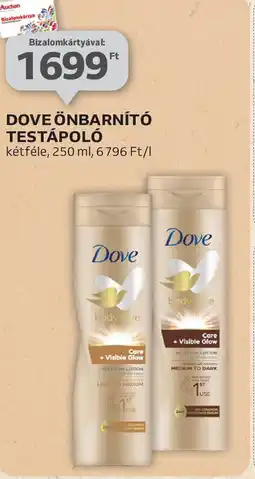 Auchan Dove önbarnító testápoló ajánlat