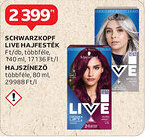 Auchan Schwarzkopf live hajfesték, hajszínező ajánlat