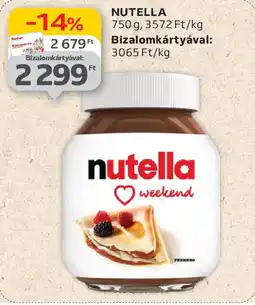 Auchan Nutella ajánlat
