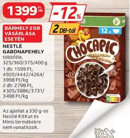 Auchan Nestlé gabonapehely ajánlat