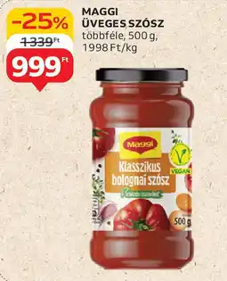 Auchan Maggi üveges szósz ajánlat