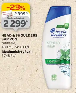 Auchan Head & shoulders sampon ajánlat