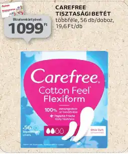 Auchan Carefree tisztasági betét ajánlat