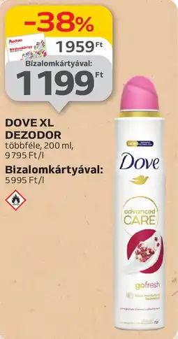 Auchan Dove xl dezodor ajánlat