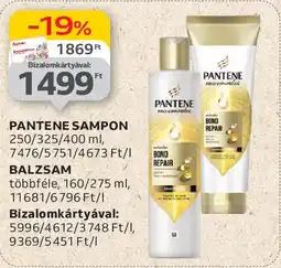 Auchan Pantene sampon, balzsam ajánlat