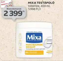 Auchan Mixa testápoló ajánlat