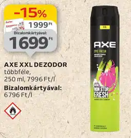 Auchan Axe xxl dezodor ajánlat
