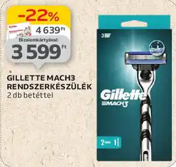 Auchan Gillette mach3 rendszerkészülék ajánlat