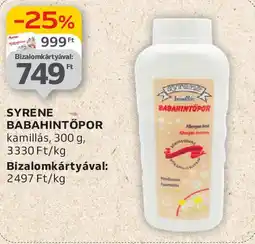 Auchan Syrene babahintőpor ajánlat