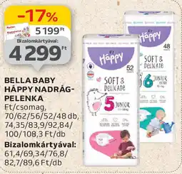 Auchan Bella baby happy nadrág- pelenka ajánlat