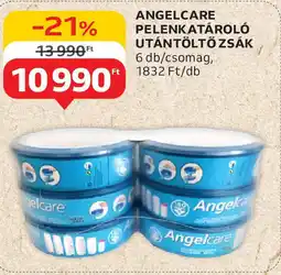 Auchan Angelcare pelenkatároló utántöltő zsák ajánlat