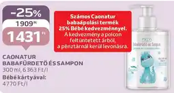 Auchan Caonatur babafürdető és sampon ajánlat