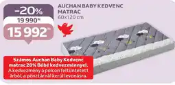 Auchan Auchan baby kedvenc matrac ajánlat