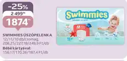 Auchan Swimmies úszópelenka ajánlat
