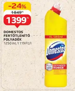 Auchan Domestos fertőtlenítő folyadék ajánlat