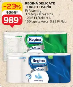 Auchan Regina delicate toalettpapír ajánlat