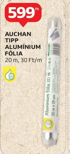 Auchan Auchan tipp alumínium fólia ajánlat