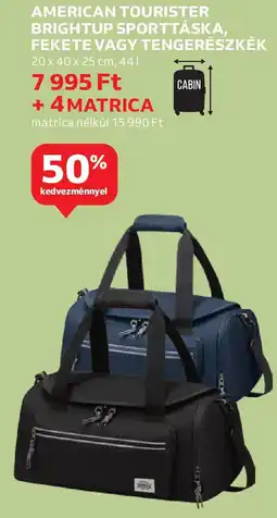 Auchan American tourister brightup sporttáska, fekete vagy tengerészkék ajánlat