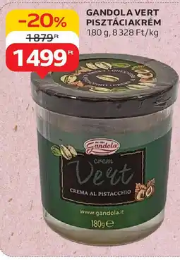 Auchan Gandola vert pisztáciakrém ajánlat