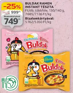 Auchan Buldak ramen instant tészta ajánlat