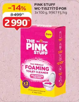 Auchan Pink stuff wc-tisztító por ajánlat