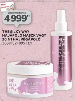 Auchan The silky way hajápoló maszk vagy 20in1 hajvégápoló ajánlat