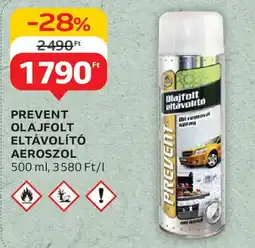 Auchan Prevent olajfolt eltávolító aeroszol ajánlat
