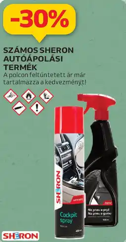 Auchan Számos Sheron autóápolási termék ajánlat