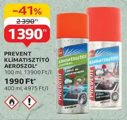 Auchan Prevent klímatisztító aeroszol ajánlat