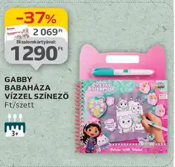 Auchan Gabby babaháza vízzel színező ajánlat