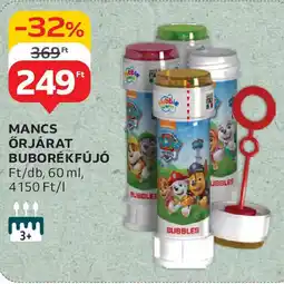 Auchan Mancs őrjárat buborékfújó ajánlat