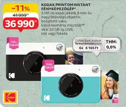 Auchan Kodak printom instant fényképezőgép ajánlat