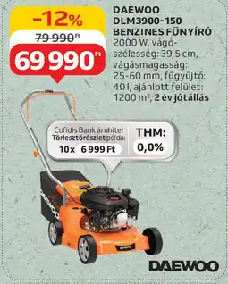 Auchan Daewoo dlm3900-150 benzines fűnyíró ajánlat