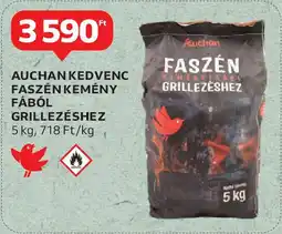 Auchan Auchan kedvenc faszén kemény fából grillezéshez ajánlat