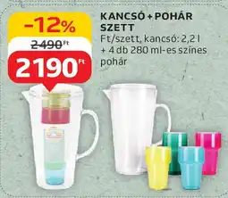 Auchan Kancsó + pohár szett ajánlat