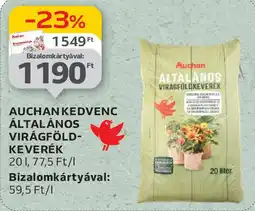 Auchan Auchan kedvenc általános virágföld- keverék ajánlat