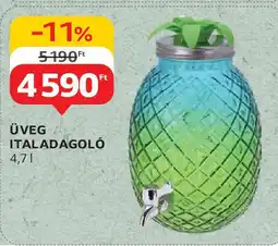Auchan Üveg italadagoló ajánlat