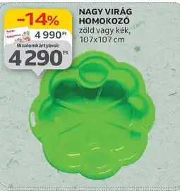 Auchan Nagy virág homokozó ajánlat