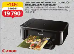 Auchan Canon pixma mg3650s multifunkciós, tintasugaras nyomtató ajánlat