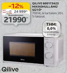 Auchan Qilive 600173423 mikrohullámú sütő ajánlat