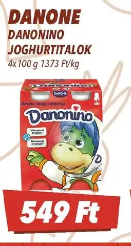 CBA Danone danonino joghurtitalok ajánlat