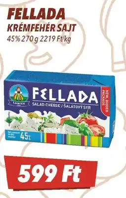 CBA Fellada krémfehér sajt ajánlat