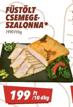 CBA Füstölt csemege- szalonna ajánlat
