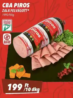 CBA Cba piros zala felvágott ajánlat