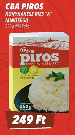CBA Cba piros konyhakész rizs "a" minőségű ajánlat