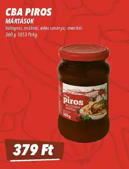 CBA Cba piros mártások ajánlat