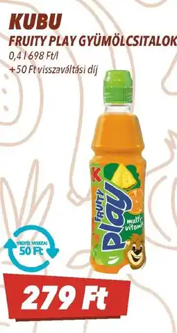 CBA Kubu fruity play gyümölcsitalok ajánlat
