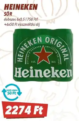 CBA Heineken sör ajánlat