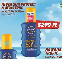 CBA Nivea sun protect & moisture napozó spray ff50+ ajánlat